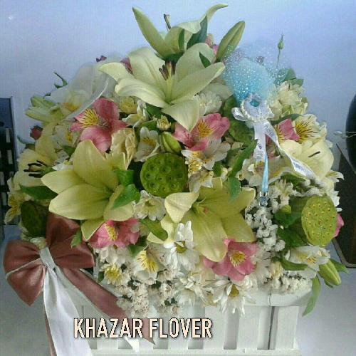 خزر گل در تبریز گل آرایی / گل فروشی در تبریز