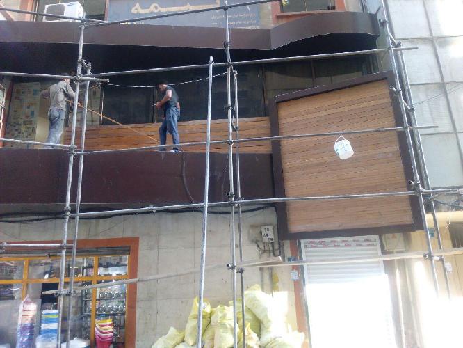 طراحی و اجرای نماهای ساختمانی و دکوراسیون داخلی.فروش کامپوزیت ،چوب ترمووچوب پلاست در تهران