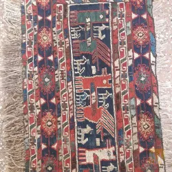 نمونه کار فرش قدیمی اصغرزاده در 1351 - 9