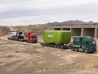 نمونه کار شرکت حمل و نقل سنگین ترابر عدل در تبریز - 9