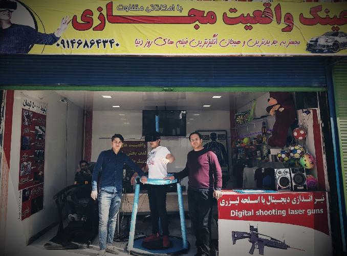 آقای حمید رضا حسن زاده در تبریز شهربازی در تبریز