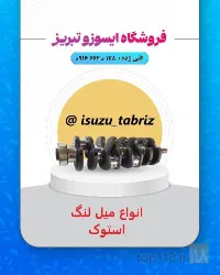 نمونه کار فروشگاه ایسوزو تبریز در تبریز - 1