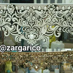 نمونه کار گلهای پلاستیکی منبت ، Plastic decorative flowers ، زهور زخرفیة بلاستیکیة در تبریز - 1
