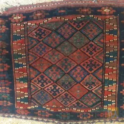 نمونه کار فرش قدیمی اصغرزاده در 1351 - 1