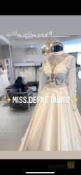نمونه کار لباس عروس میس دفنه  در تبریز - 1