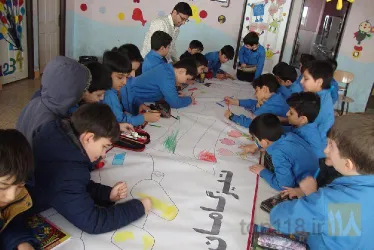 نمونه کار دبستان پسرانه غیر دولتی تیزگامان  در مراغه - 1
