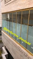 نمونه کار بالکن شیشه ای شیدا دل - آراز در تبریز - 1