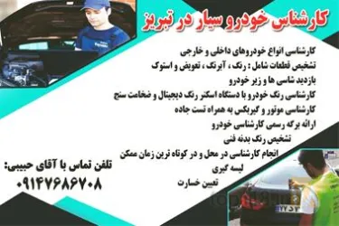 نمونه کار کارشناسی خودرو حبیبی در تبریز - 1