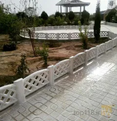 نمونه کار طراحی نرده ، ستون ، دورپنجره رومی ، سنگ سه بعدی  در مشهد - 2