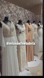 نمونه کار لباس عروس میس دفنه  در تبریز - 2