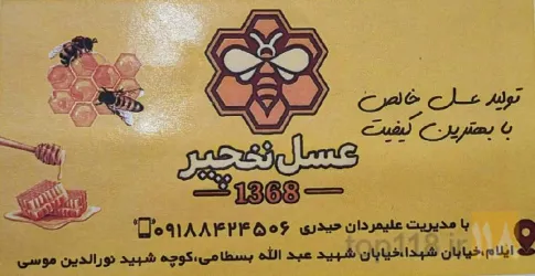 نمونه کار عسل نخچیر در ایلام - 2