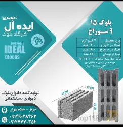 نمونه کار بلوک و آجر سبک صنعتی تمام اتوماتیک در تبریز - 3