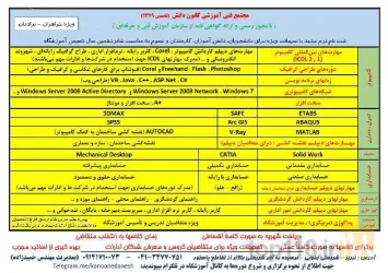 نمونه کار مجتمع آموزشی آزاد فنی وحرفه ای کانون دانش در تبریز - 3