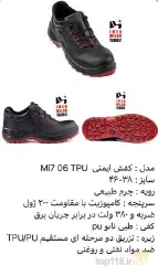نمونه کار تولیدی کفش ایمن میلان  در تبریز - 3