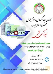 نمونه کار کاپوتاژ سواری،صدور گواهینامه رانندگی بین المللی، پلاک ترانزیت و دفترچه مالکیت نمایندگی فتحی  در تبریز - 3