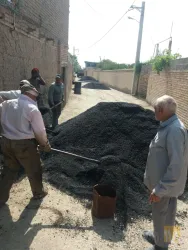نمونه کار آسفالت کاری تراشه آسفالت و ایزوگام کاری در تبریز - 3
