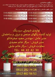 نمونه کار شرکت سرو رنگ در تهران - 3