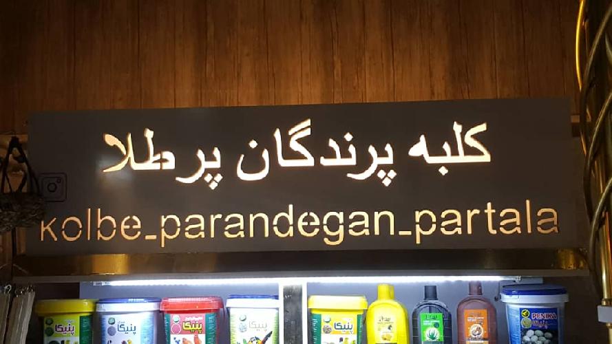 کلبه پرندگان پر طلا در تبریز پرندگان زینتی در تبریز