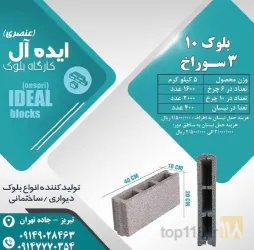 نمونه کار بلوک و آجر سبک صنعتی تمام اتوماتیک در تبریز - 4