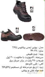 نمونه کار تولیدی کفش ایمن میلان  در تبریز - 4