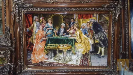 نمونه کار فرش و تابلو فرش شیردل  در تبریز - 4