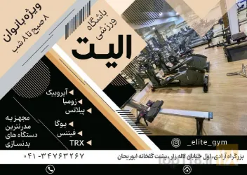 نمونه کار باشگاه ورزشی الیت در تبریز - 4
