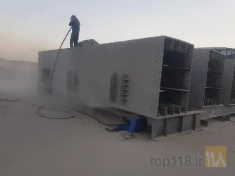 نمونه کار سند بلاست - سازه فلزی  قلیزاده در تبریز - 4