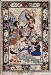 نمونه کار تولید فرش اصفهان تریاک چی در اصفهان - 4