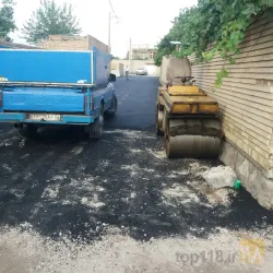 نمونه کار آسفالت کاری تراشه آسفالت و ایزوگام کاری در تبریز - 4