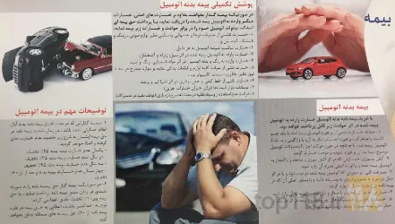 نمونه کار نمایندگی  بیمه  ایران _ کد 6099 در تهران - 5