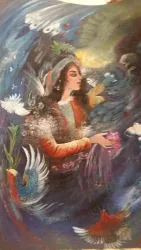 نمونه کار آموزشگاه نقاشی آفاق (میلاد) در تبریز - 5