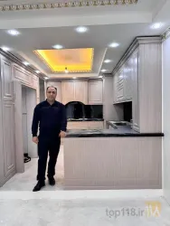 نمونه کار کابینت آشپزخانه بهار کابین در تبریز - 5
