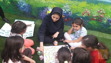 نمونه کار پیش دبستانی و دبستان دخترانه رودکی  در تبریز - 6