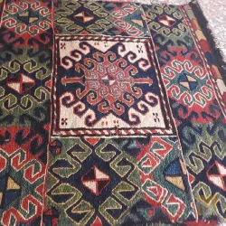 نمونه کار فرش قدیمی اصغرزاده در 1351 - 6