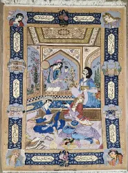 نمونه کار تولید فرش اصفهان تریاک چی در اصفهان - 6
