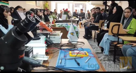 نمونه کار دبیرستان و آموزشگاه دخترانه سنجش گران علوم در تبریز - 7