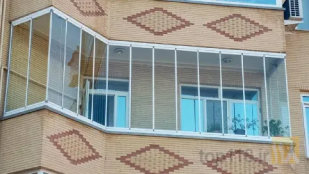 نمونه کار شیشه بالکن آتا  در تبریز - 7