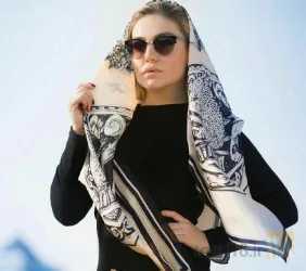 نمونه کار شال و روسری تندیس  در تبریز - 7