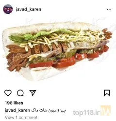 نمونه کار فست فود کارن  در ایلخچی - 7