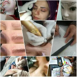 نمونه کار آموزشگاه آرایش و پیرایش  و مراقبت پوست مو ناز آفرین در تبریز - 7