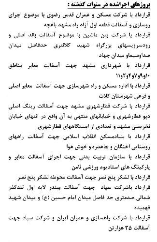 تولید اسفالت طراح و مجری بزرگراهها  در مشهد
