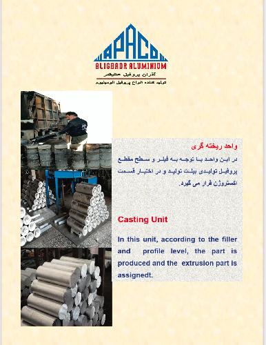 شرکت آذران پروفیل عالیقدر (آپاکو) در تبریز تولید کننده انواع لوله و پروفیل آلومینیومی در تبریز
