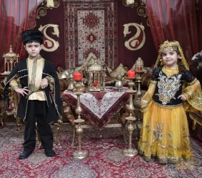 نمونه کار لباس سنتی آذربایجان  در تبریز - 7