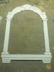 نمونه کار طراحی نرده ، ستون ، دورپنجره رومی ، سنگ سه بعدی  در مشهد - 8