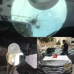 نمونه کار تعمیر سانروف و ترمیم سنگ خوردگی شیشه در تبریز در تبریز - 8